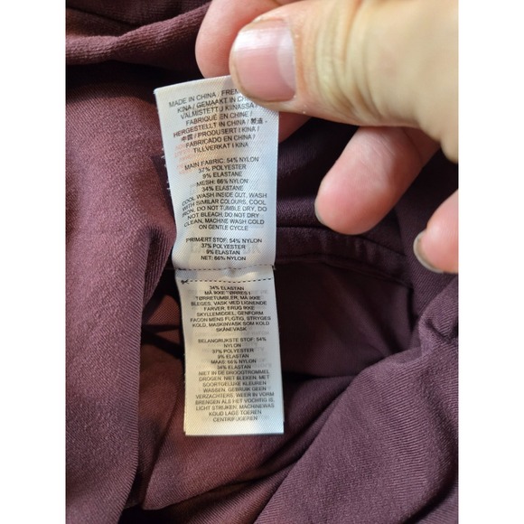 Gymshark Aura Hoodie Womens XS Berry Red Pullover Funnel‎ Neck Oversized Crop - Picture 5 of 8